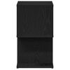 vidaXL Cabinet de chevet 2 pcs Ch&ecirc;ne noir 50 x 30 x 51,5 cm