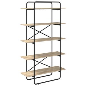 vidaXL &Eacute;tag&egrave;re 5 niveaux 100 x 35 x 175,5 cm PB Ch&ecirc;ne Sonoma