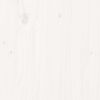 vidaXL Salon de jardin 10 pcs blanc bois de pin massif