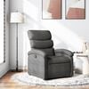 vidaXL Fauteuil inclinable gris fonc&eacute; tissu