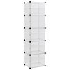 vidaXL &Eacute;tag&egrave;re &agrave; chaussures Transparent 44x31,5x153,5 cm PP