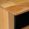 vidaXL Meuble TV Naturel 100 x 33,5 x 46 cm Bois de mangue massif