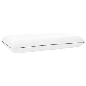 vidaXL Coussin de sommeil Uni Blanc 80 x 40 x 12 cm Mousse de Gel