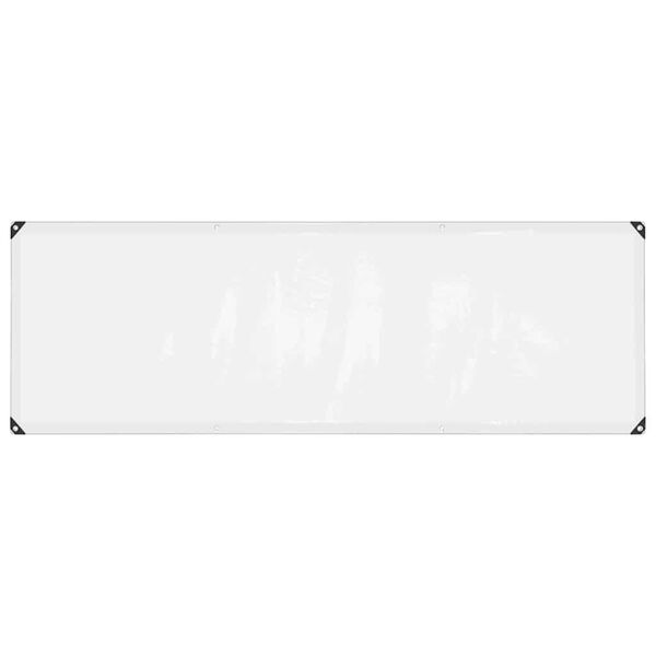 vidaXL B&acirc;che transparente avec &oelig;illets 1x3 m poly&eacute;thyl&egrave;ne