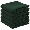 vidaXL Tissu de Table 5 pc Carr&eacute; Vert fonc&eacute; 90 x 90 cm