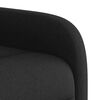 vidaXL Fauteuil de massage inclinable Noir Tissu