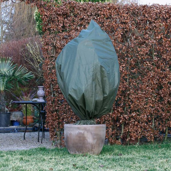 Nature Couvertures polaire d'hiver 2 pcs 50 g/m&sup2; 150x75 cm vert