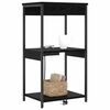 vidaXL Cabinet de chevet Ch&ecirc;ne noir 41 x 31 x 76 cm Bois d'ing&eacute;nierie