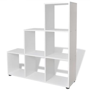 vidaXL Biblioth&egrave;que/&eacute;tag&egrave;re 107 cm Blanc