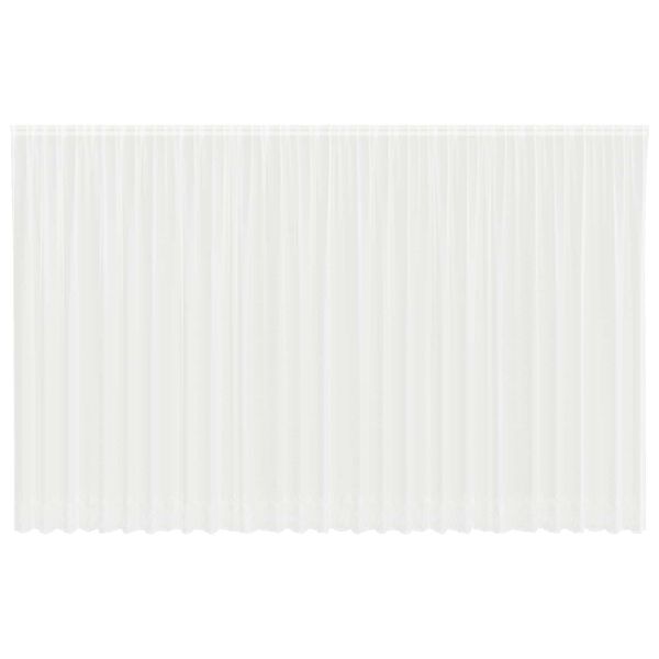 vidaXL Rideau en Dentelle Floral Blanc 300 x 750 cm Polyester