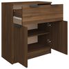 vidaXL Buffet ch&ecirc;ne marron 60x30x70 cm Bois d'ing&eacute;nierie