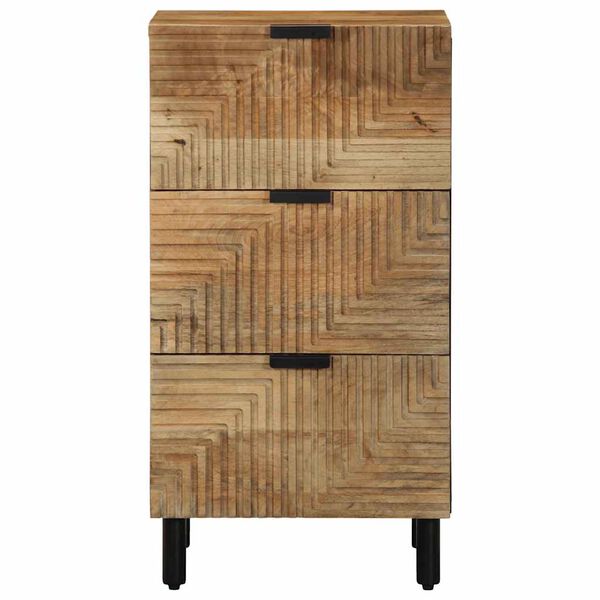 vidaXL Buffet marron 40x33x75 cm bois massif de manguier