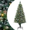 vidaXL Sapin de No&euml;l artificiel Vert 180 cm PVC, Acier et Plastique