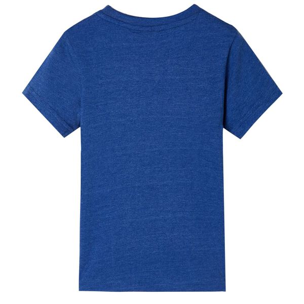 T-shirt pour enfants m&eacute;lange de bleu fonc&eacute; 92