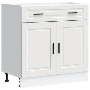 vidaXL Armoire de cuisine Porto blanc bois d'ing&eacute;nierie