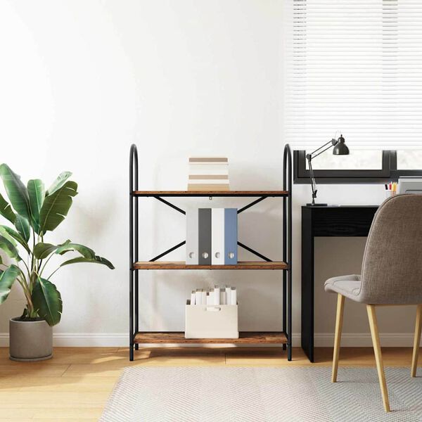 vidaXL &Eacute;tag&egrave;re Bois ancien 80 x 30 x 109 cm Bois d'ing&eacute;nierie