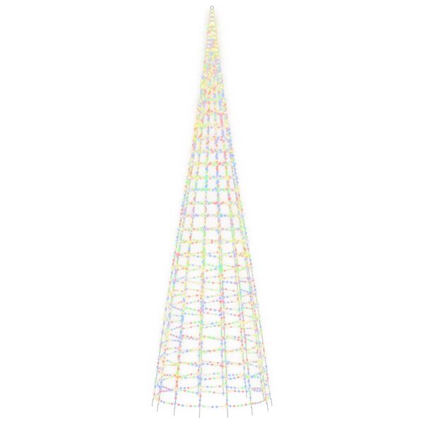 vidaXL Sapin de No&euml;l &agrave; LED 3000 LED color&eacute; 800 cm