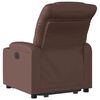 vidaXL Fauteuil inclinable marron similicuir