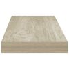 vidaXL &Eacute;tag&egrave;re flottante murale ch&ecirc;ne 60x23,5x3,8 cm MDF