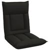 vidaXL Fauteuil de sol Noir 55 x 61 x 70 cm Simili cuir