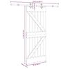 vidaXL Porte coulissante et kit de quincaillerie 85x210 cm pin massif