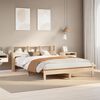 vidaXL Cadre de lit sans matelas 140x190 cm bois de pin massif