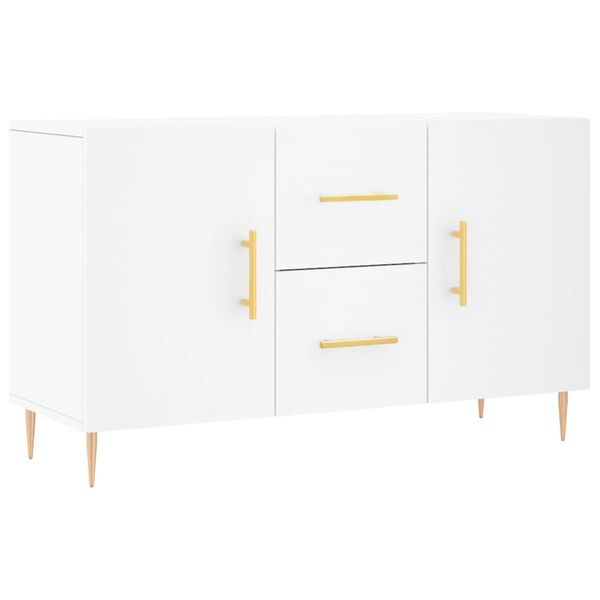 vidaXL Buffet blanc 100x36x60 cm bois d'ingénierie