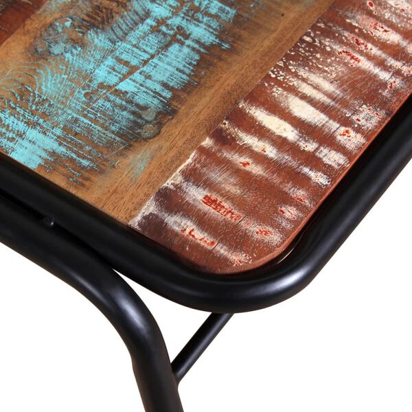 vidaXL Chaises à manger lot de 4 bois de récupération solide