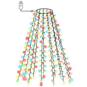 vidaXL Guirlande lumineuse d'arbre de No&euml;l 150 LED color&eacute;es 150 cm