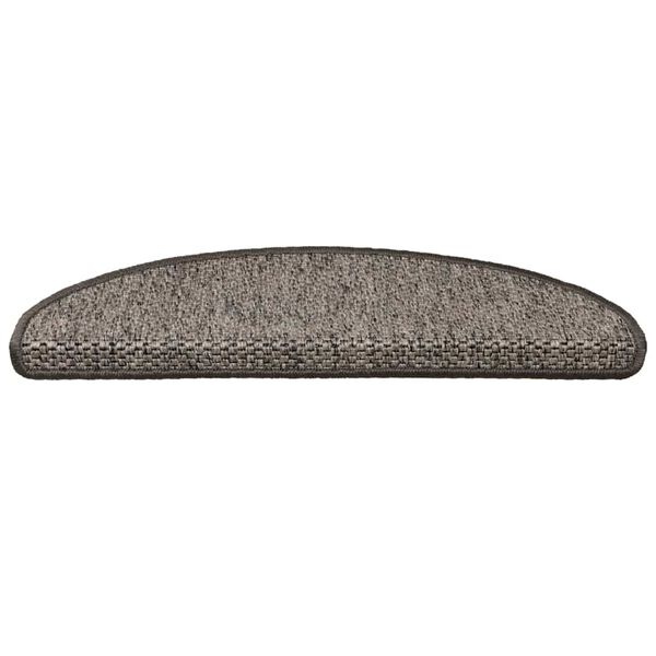 vidaXL Tapis d'escalier autocollants 30 pcs 65x21x4 cm gris et beige