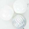 vidaXL Set de Boules de No&euml;l XXL 4 pcs Blanc Plastique
