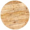 vidaXL Table de bistro Ronde Ø60x75 cm Bois de manguier brut