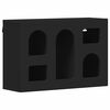 vidaXL Armoire suspendue ELST Noir 60 x 20 x 40 cm Bois d'ing&eacute;nierie