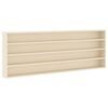 vidaXL Vitrine Murale Montage mural Beige 100 x 8,5 x 36 cm