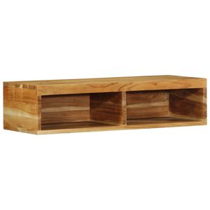 VidaXL Meuble TV mural 80x30x19 cm bois massif d'acacia