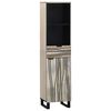 vidaXL Armoire de salle de bain Blanc 38 x 33 x 160 cm