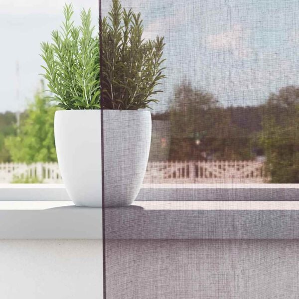 vidaXL Rideaux en voile avec &oelig;illets 2 pcs violet 140x260 cm