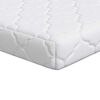 vidaXL Matelas Blanc 60 x 120 cm Tissu jacquard