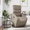 vidaXL Fauteuil inclinable de massage électrique cappuccino similicuir