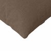 vidaXL Coussins de canapé 2 pcs Marron 200 x 40 cm tissu
