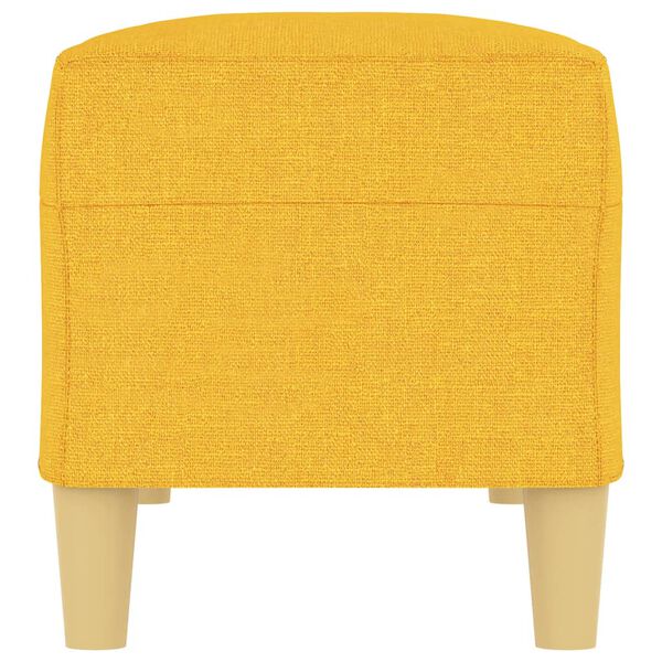 vidaXL Banc Jaune clair 100x35x41 cm Tissu