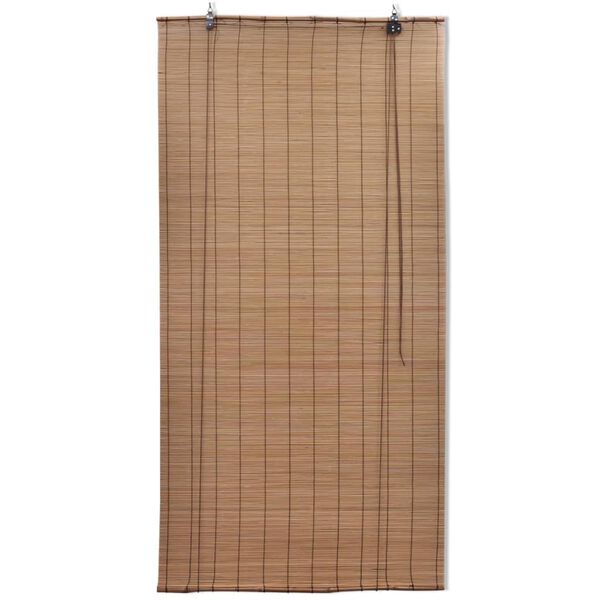 vidaXL Store roulant Bambou Marron 100x160 cm