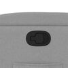 vidaXL Fauteuil inclinable Gris clair Tissu