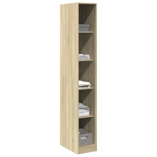vidaXL Garde-robe ch&ecirc;ne sonoma 30x50x200 cm bois d'ing&eacute;nierie