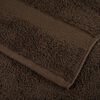 vidaXL Serviettes de sauna de qualit&eacute; sup&eacute;rieure SOLUND 10 pcs marron