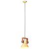 vidaXL Lampe suspendue industrielle 25 W Laiton Rond 19 cm E27