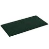 vidaXL T&ecirc;te de lit murale 12 pcs Vert fonc&eacute; 30 x 15 cm Velours