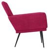 vidaXL Fauteuil Rouge bordeaux 62x79x79 cm Velours