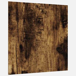 vidaXL Panneaux d&eacute;coratifs 50 pc Ch&ecirc;ne fum&eacute; 30 x 30 x 0,27 cm