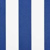 vidaXL Auvent r&eacute;tractable &eacute;lectrique Bleu et Blanc 2,5 x 2 m